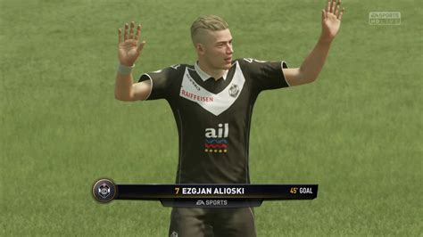 2018 2023 52 niall huggins: FIFA 17 - Fc Lugano vs Fc Luzern @ Euro Park - YouTube