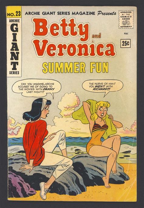Archie Giant Series 23 1963 Presenting Betty And Veronica Summer