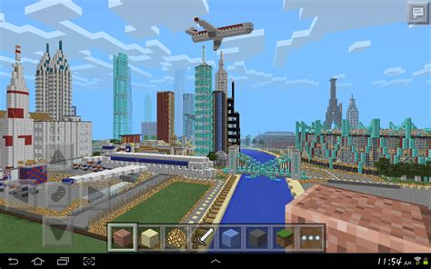 Minecraft Pe Gigantic City The Biggest City In Pocket Edition New