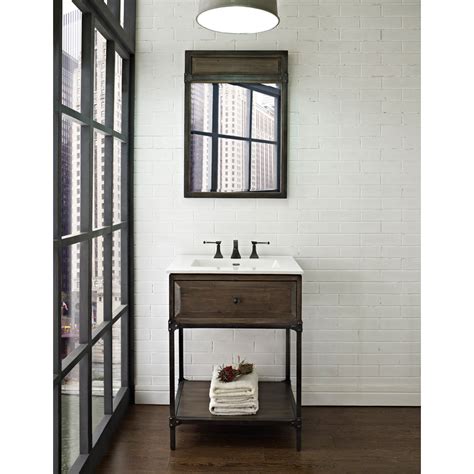 Fairmont Designs 24 Toledo Open Shelf Vanity Driftwood Gray Free Shipping Modern Bathroom