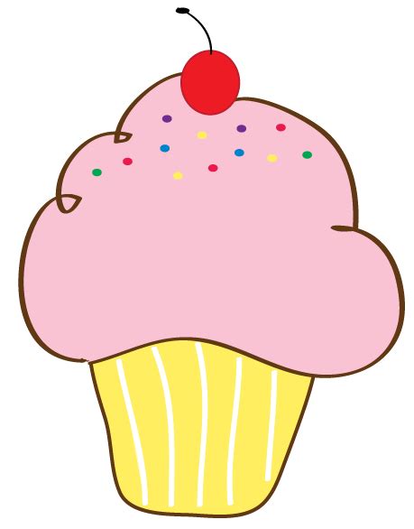 Free Printable Cupcake Clip Art Bing Images Cupcakes Pinterest