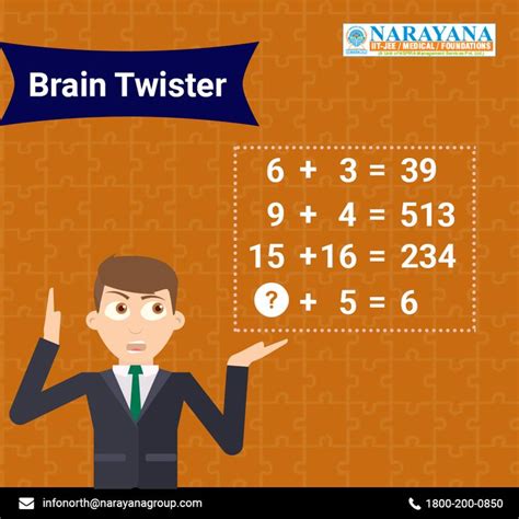 Can You Solve In 3 Secs Braintwister Narayanaacademy In 2023