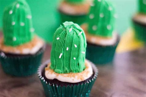 Cute Cactus Cupcakes For A Cactus Party Hello Nature