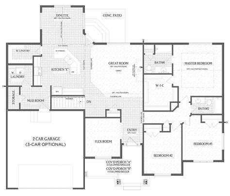 Pendleton Home Floor Plan Visionary Homes