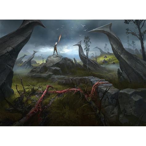 Shadows Over Innistrad Tagged Land Original Magic Art