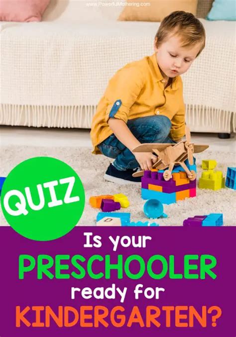 Is Your Preschooler Ready For Kindergarten Take The Quiz