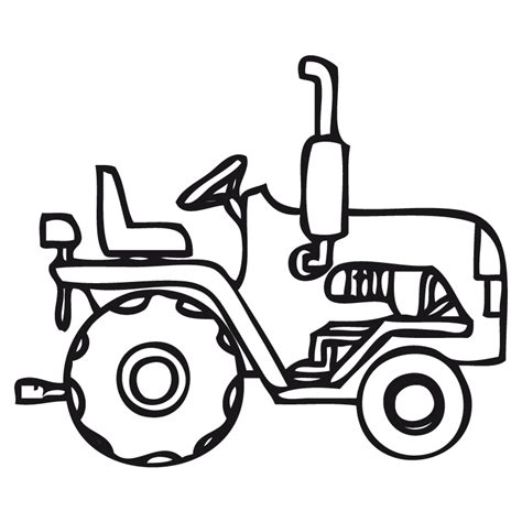 Tractores Para Pintar | Pintar Imágenes - AZ Dibujos para colorear