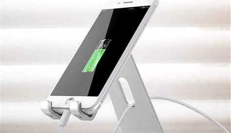 Desktop Cell Phone Stand, Portable Aluminum Smartphone Holder Cellphone