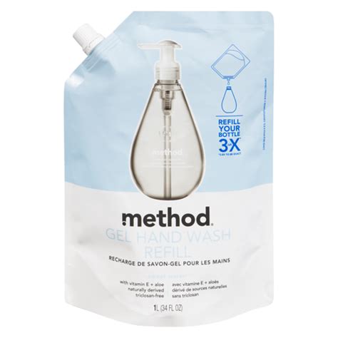 Method Gel Hand Soap Refill Sweet Water 34 Fl Oz Instacart