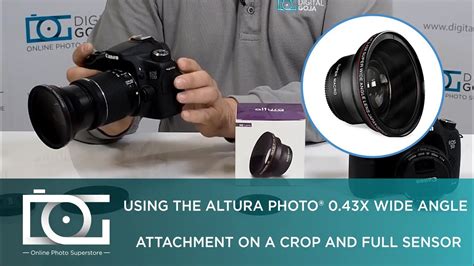 0 43x Wide Angle Lens Adapter For Crop Full Sensor Cameras By