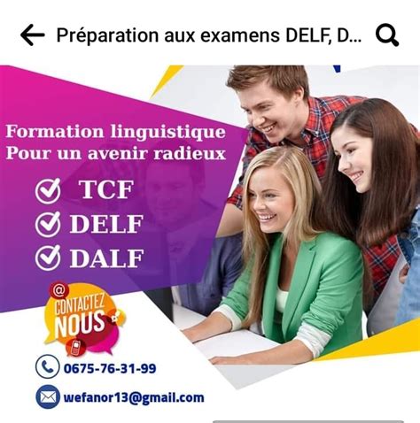 Préparation Aux Examens Delf Dalf Tcf Oran