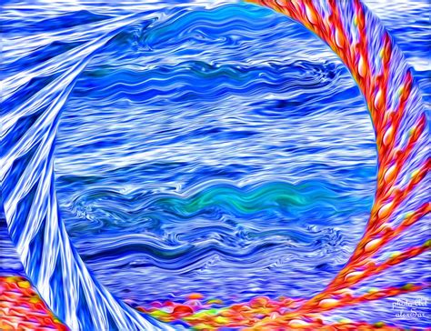 Sea Wave Pattern Line Paint Circle Image Free Photo