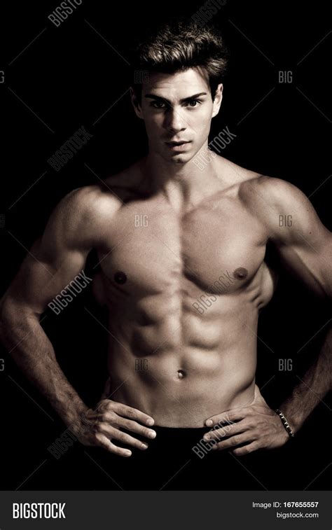 Italian Model Muscular Image Photo Free Trial Bigstock