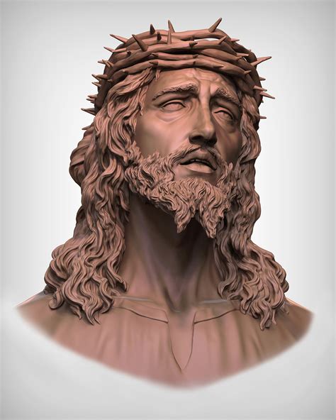 Artstation Sculpture Of Jesus Christ