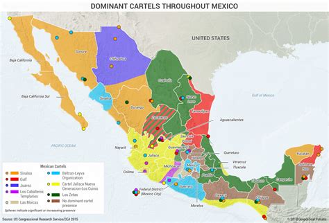 Mexico Drug Cartel Map