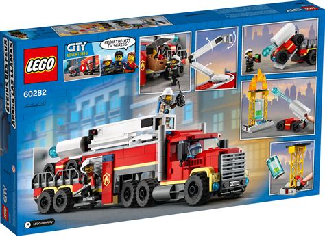 Nuovo 60282 Lego City Fire Unità Di Comando Set Con 4 Minifigures 380