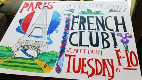 Poster For French Club By Noutea On Deviantart
