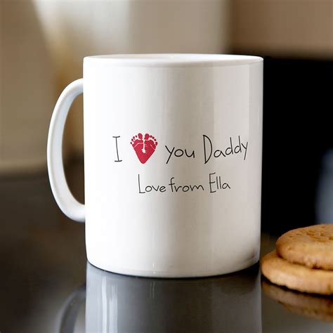 Personalised Mug I Love You Daddy Uk