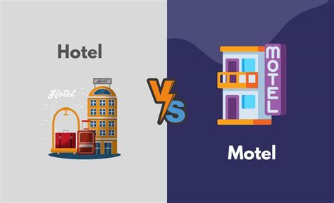 Hotel Vs Motel Whats The Difference With Table