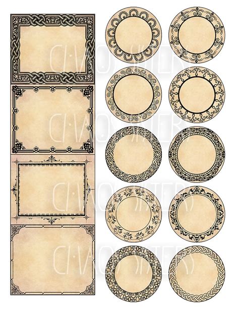 38 Blank Vintage Apothecary Labels Printable Potion Label Etsy Canada