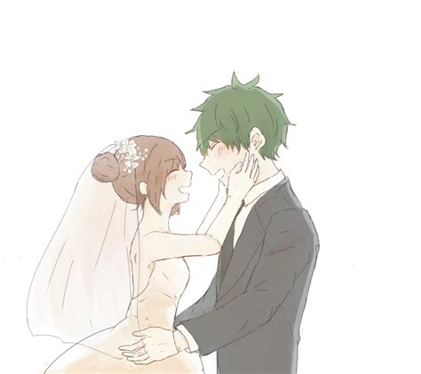 Yuzukikobayashi “wedding ” Boku No Hero Academia Romantic Drawing Deku X Uraraka Funny