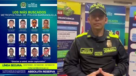 Policía Emite Cartel De Los Más Buscados De Barranquilla Elheraldo Co