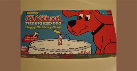 Clifford The Big Red Dog Happy Birthday Game Board Game