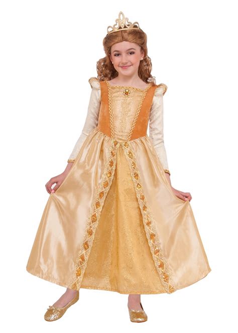 From black dresses you'll wear time and time again to smock styles perfect for the months ahead, our collection of dresses for women has something for everyone. Gold Princess Girls Costume - Historical Costumes