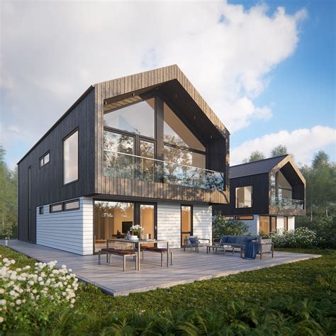 Contemporary Scandinavian Houses Behance