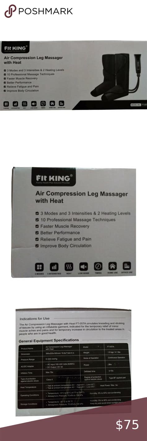 Fit King Upgraded Leg And Foot Massager With Heat Foot Massage Massager Fitness