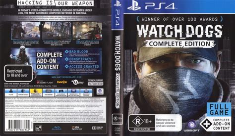 Watch Dogs Complete Edition 2015 Pal Ps4 Cover And Label