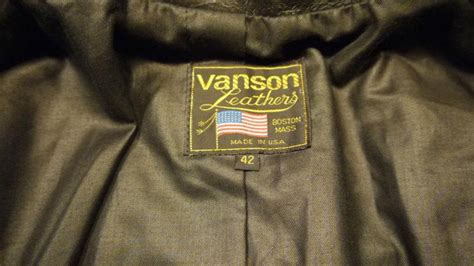 Find Vanson Leathers California Highway Patrol Motorcycle Jacket Size In Marlette Michigan