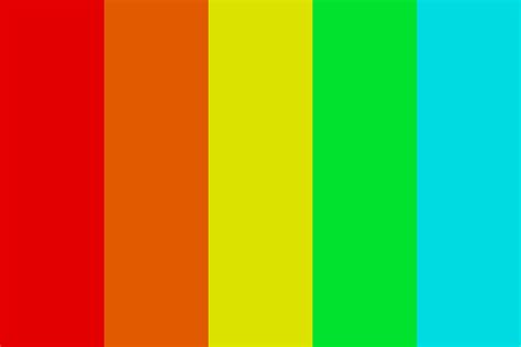 Lgbt Pride Flag Color Palette