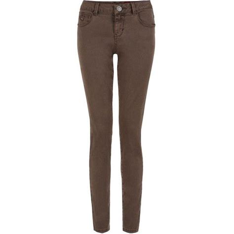 32in Chocolate Brown Supersoft Skinny Jeans Brown Skinny Jeans