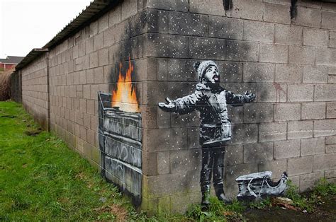 Environmental art is a range of artistic practices encompassing both historical approaches to nature in art and more recent ecological and politically motivated types of works. Locals Scramble to Protect Banksy Mural in Wales - Galerie