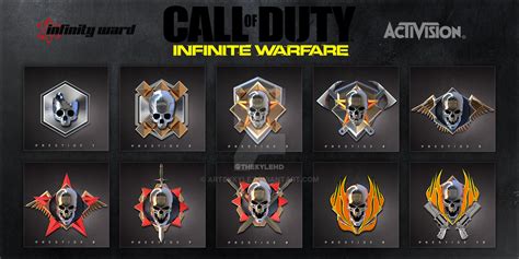 Call Of Duty Infinite Warfare Prestige Icons By Artbykyle On Deviantart