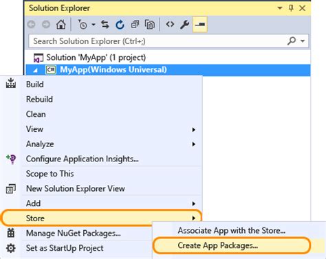使用 Visual Studio 创建应用安装程序文件 MSIX Microsoft Learn