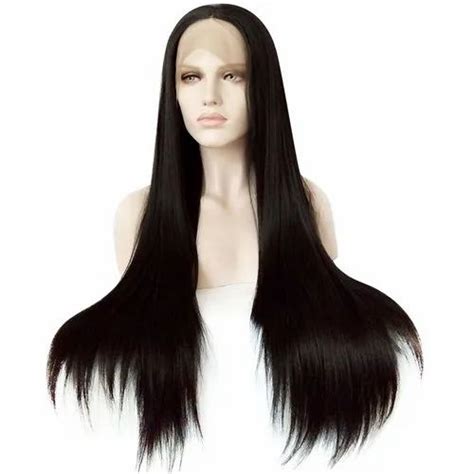 pretty shine hair 100 natural human hair india black straight hair wigs at rs 5000 piece in