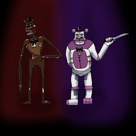 Mild Gore Warning I Made A Drawing Of Funtime Freddy And A Stylized