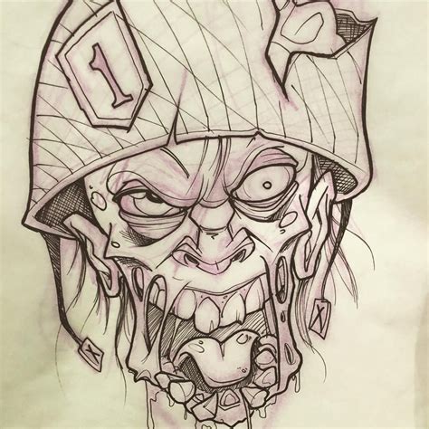 Rkane Scary Tattoos Tattoo Art Drawings Zombie Tattoos