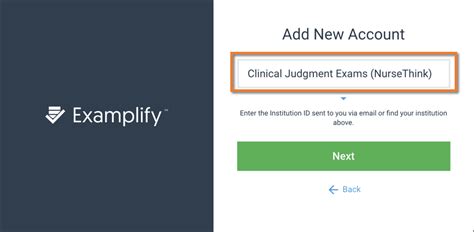 Clinical Judgment Exam Register Your Nursethink Account On Examplify