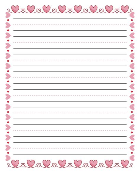 11 Best Printable Lined Paper With Borders Free