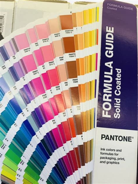 Pantone Formula Guide Solid Coated Uncoated Gp1601a New 2022
