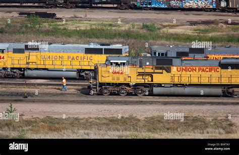 Union Pacific Railroads Bailey Yard Stock Photo Alamy