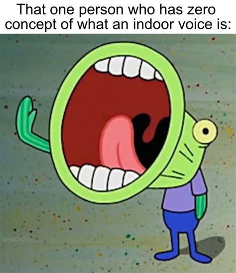 That One Person Who Has Zero Concept Of What An Indoor Voice Is Phrases