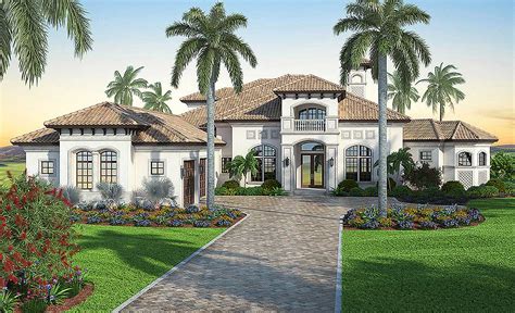 Amazing Style 55 Mediterranean House Plan With Garage