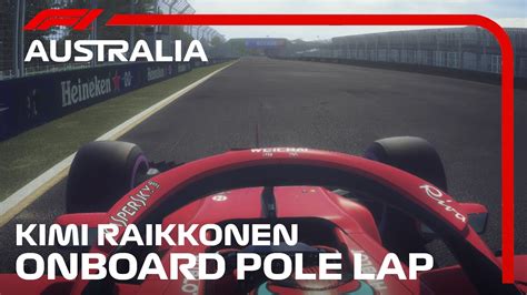 F1 2022 SF 71H Kimi Raikkonen Onboard Pole Lap AustralianGP