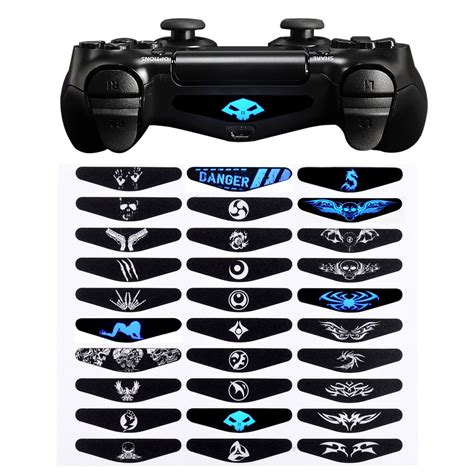 Buy Extremerate 30 Pcsset Vinyl Reuseable Light Bar Decal For Ps4