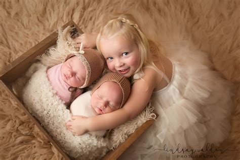 Newborn Twins With Sibling Dallas Newborn Photographer Newborn