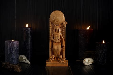 bastet bast figurine egyptian goddess pagan goddess egypt mythology wicca altar witches